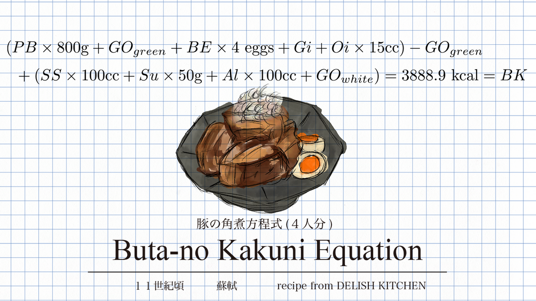 BUTA-NO KAKUNI EQUATION